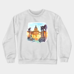 Roman Forum in Rome Crewneck Sweatshirt